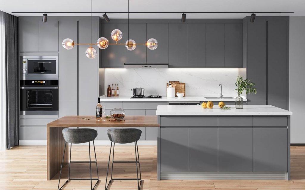 Sleek Modern Matte kitchen style